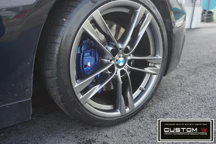 BMW 640D 20인치 고스트크롬 휠도색, M퍼포먼스 블루 컬러 캘리퍼도색. / 용인 처인구
