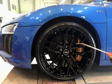 다시 찾아주신 아우디 R8 V10 PLUS 블랙 유광 휠도색. / 용인 처인구
