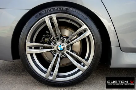 BMW F10 530D 437M 고스트 크롬 휠도색 블랙 캘리퍼 도색. / 용인 처인구