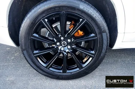 볼보 XC90 블랙유광 휠, 골드 캘리퍼 도색 / 용인 처인구