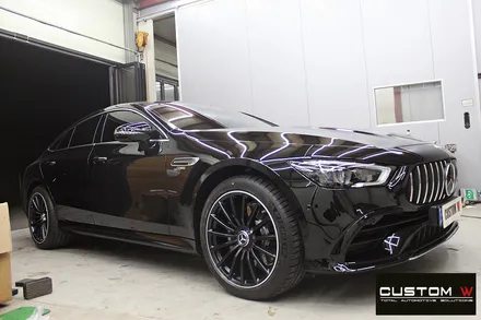 벤츠 GT43 AMG 무광 블랙실버 투톤 휠도색 / 용인 처인구