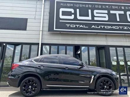 BMW X6 휠수리 후 무광 블랙 휠도색 / 용인 처인구