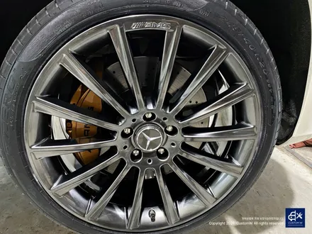벤츠 S350d 휠수리 후 고스트크롬 휠도색 / 용인 처인구
