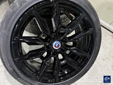BMW i4 M50 휠수리 후 블랙유광 휠도색 / 용인 처인구