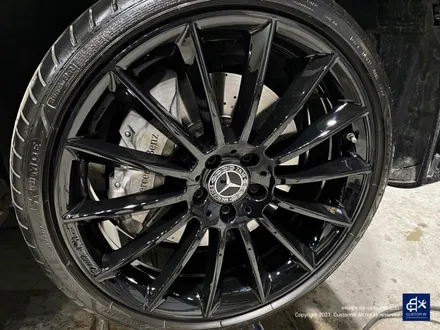 벤츠 CLS450 20인치 마차휠 블랙유광 휠도색 / 용인 처인구
