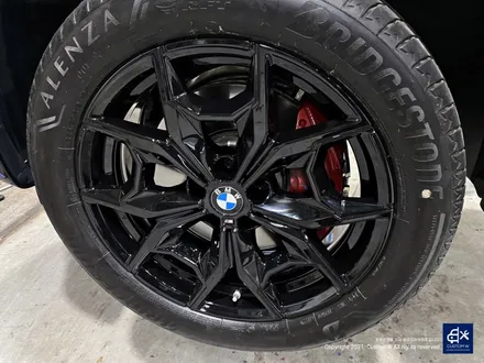 BMW X4 887M 휠수리 후 블랙유광 휠도색 / 용인 처인구