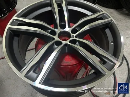 BMW 640D 703M 20인치 휠 상처 수리 후, 다이아몬드 컷팅 휠 복원 그리고 블루 캘리퍼 도색까지_! / 용인 처인구
