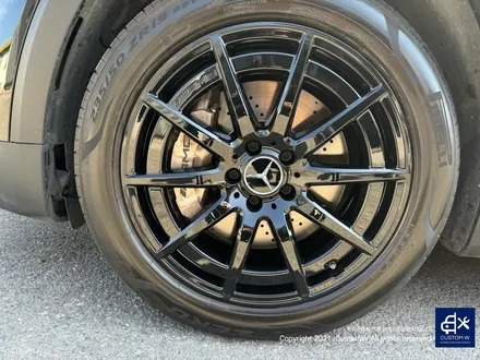 벤츠 GLB35 AMG 하이그로시 블랙 (유광 블랙) 휠 도색 작업으로 확 달라진 느낌 적인 느낌?! / 용인 처인구