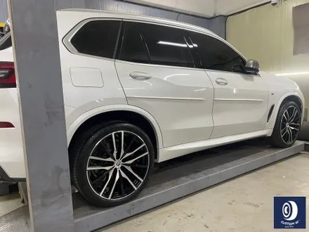 BMW G05 X5 M50i 742M 22인치 휠 상처 수리 후, 다이아몬드 커팅 휠 복원 / 용인 처인구