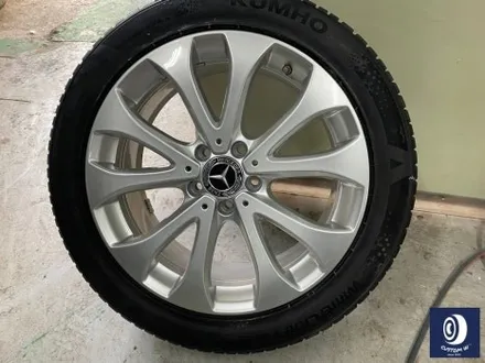 벤츠 W213 E300 18인치 휠 상처 수리 후, 실버 휠복원 도색 / 용인 처인구