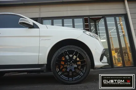 벤츠 GLE63AMG 블랙유광 휠도색 그리고 캘리퍼 도색 작업까지.! / 용인 처인구