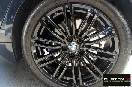 자주 입고 되는 BMW G30 530i 664M 휠 하이그로시 블랙 검정 유광 휠도색.커스텀W / 용인 처인구