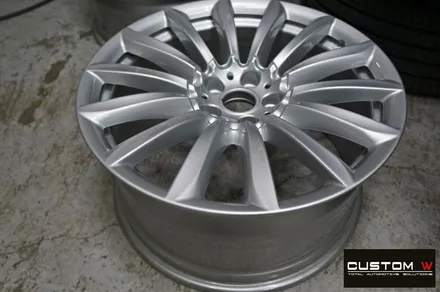 BMW G12 730Ld 휠 상처 수리 후 실버 휠복원 / 용인 처인구