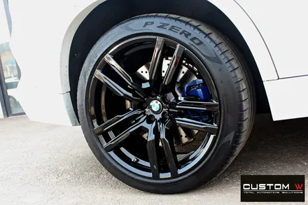 BMW F95 신형 X5M 21인치 블랙유광 휠도색 / 용인 처인구