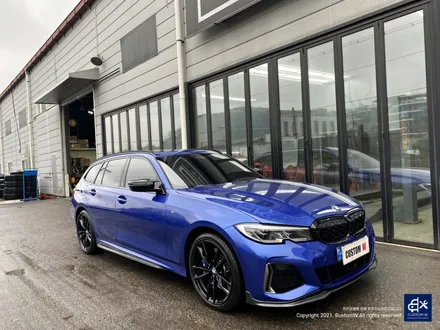 타업체에서 잘못된 도색으로 내구성 부족! BMW G20 M340i 박리 후 블랙유광 휠도색 / 용인 처인구