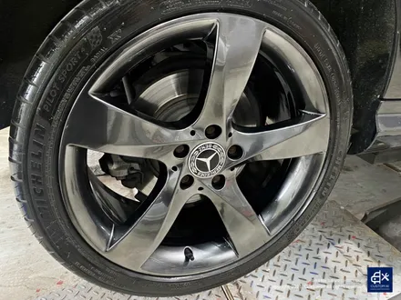 벤츠 C220d 휠수리 후 고스트 크롬 휠도색 / 용인 처인구