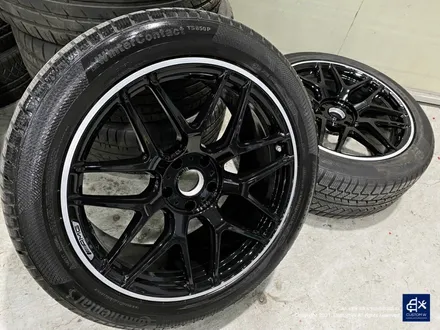 벤츠 G63 AMG G바겐 22인치 블랙 실버 투톤 유광 휠도색 / 용인 처인구