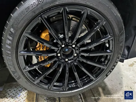 벤츠 GT43 AMG 휠수리 후 블랙유광 휠도색 / 용인 처인구