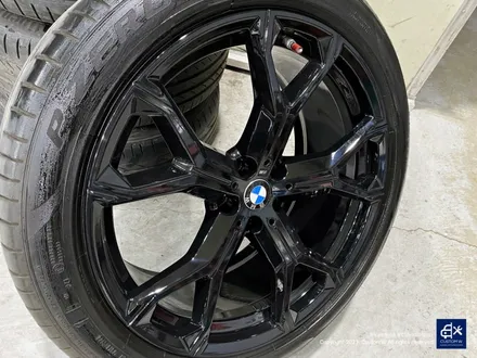 BMW G06 X6 21인치 741M 휠수리 후 블랙유광 휠도색 / 용인 처인구