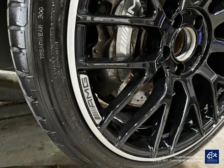 벤츠 C63 AMG 휠수리 후 투톤 유광 휠도색 / 용인 처인구