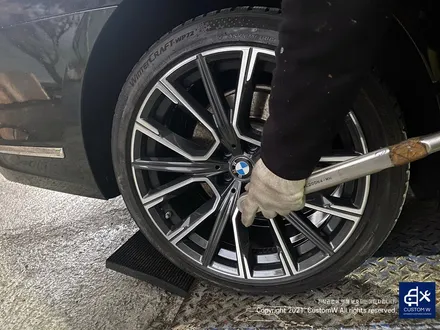 BMW G11 730D  깊게 파인 심한 휠 상처 수리 후, 다이아몬드 커팅 복원 / 용인 처인구