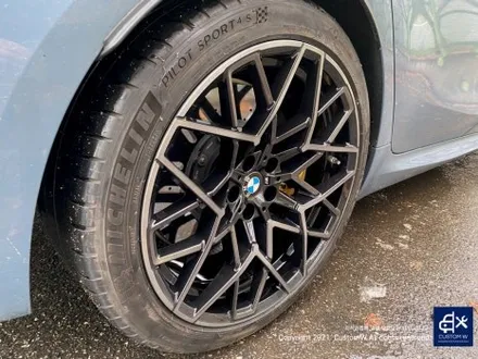 난이도가 높은  BMW M8  그란 쿠페 컴페티션 813M 휠 상처 수리 후, 다이아몬드 커팅 휠 복원 / 용인 처인구