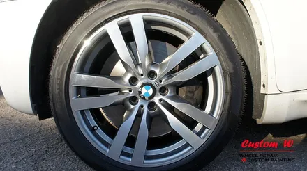 총체적 난국의  BMW X6M 휠복원(다이아몬드컷팅 휠수리), 완료 후 피렐리 PZERO 타이어 교체. / 용인 처인구