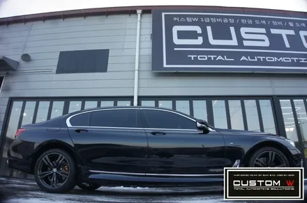 BMW G11/G12 740LI 휠상처수리후 건메탈 휠도색 , 골드 캘리퍼 도색.! / 용인 처인구