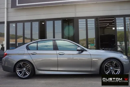 BMW F10 530D 437M 고스트 크롬 휠도색 블랙 캘리퍼 도색. / 용인 처인구