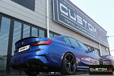 BMW G20 330i 19인치 블랙유광 휠도색 / 용인 처인구