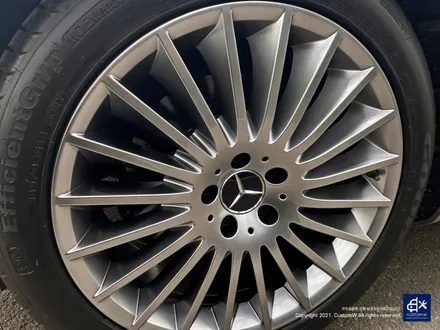 벤츠 S350d 휠수리 후 고스트 크롬 휠도색 / 용인 처인구