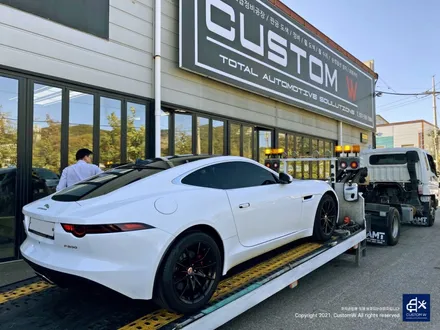 재규어 F타입(F-TYPE) 휠수리 후 블랙유광 휠도색 / 용인 처인구