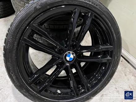 BMW 420i 휠수리 후 블랙유광 휠도색 + 레드 캘리퍼 도색 / 용인 처인구