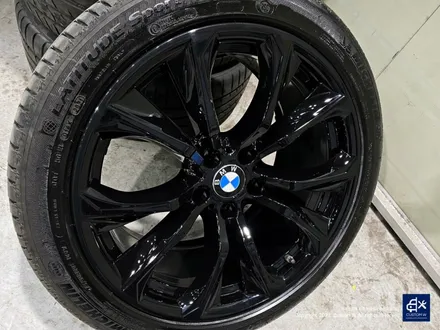 BMW X6 40d 휠수리 후 블랙유광 휠도색 / 용인 처인구