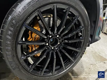 벤츠 GT43 AMG 휠수리 후 블랙유광 휠도색 / 용인 처인구