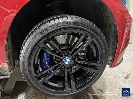 BMW M4 437M 휠수리 후 블랙 유광 휠도색 / 용인 처인구