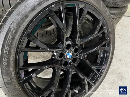 BMW X5M 809M 휠수리 후 블랙유광 휠도색 / 용인 처인구