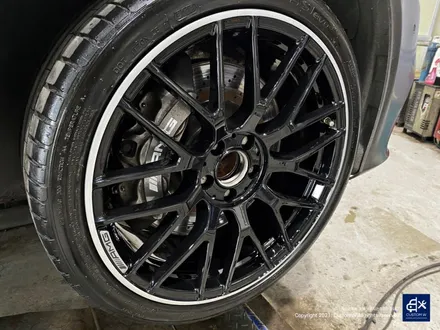 벤츠 C63 AMG 휠수리 후 투톤 유광 휠도색 / 용인 처인구
