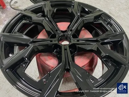 BMW G24 420i 860M 19인치 유광 블랙 휠 도색 + 휠 커버 20개도 함께 도색. (feat. 휠 커버가 왜 이리 많은 건가..;;) / 용인 처인구
