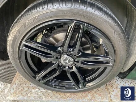 감동적인 후기글을 작성해 주신 고객분의 차량/ 벤츠 E220D 카브리올레 19인치(일명 AMG 별휠) 블랙 유광 휠도색 (feat. 보험 긴급 출동 서비스를 이용한 캐리어 카 입출고) / 용인 처인구