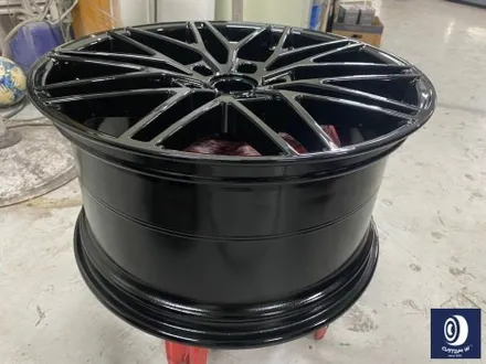 멋진 컬러_! 포르쉐 카이엔 오너분께서 신차 출고 후, 곧바로 방문 주셨어요 : - ) 21인치 블랙 유광 휠도색 신차 출고 작업_ / 용인 처인구