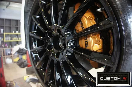 벤츠 C43AMG & E400쿠페 블랙유광 휠도색,캘리퍼도색.! / 용인 처인구