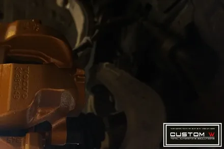 볼보 XC90 휠상처 수리 후, 블랙유광 휠도색, 캘리퍼도색 작업까지.! / 용인 처인구