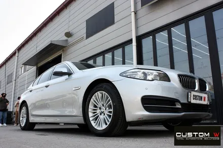 BMW F10 520d 럭셔리 휠 상처 수리 후 정품 실버 복원 도색 / 용인 처인구