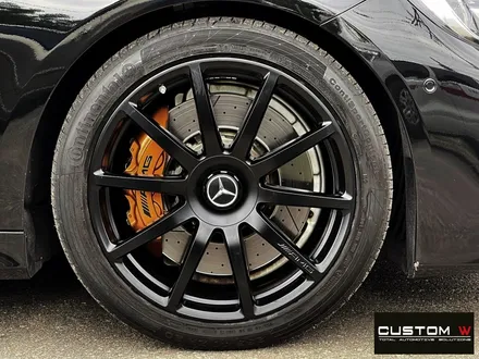벤츠 S63 AMG 쿠페 무광 블랙 휠도색 + 카본 세라믹 골드 캘리퍼 도색 / 용인 처인구