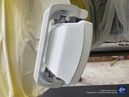벤츠 GLE53 AMG 블랙유광 휠도색 + 레드 캘리퍼 도색 / 용인 처인구