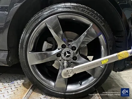 벤츠 C220d 휠수리 후 고스트 크롬 휠도색 / 용인 처인구