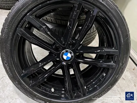 BMW 420i 휠수리 후 블랙유광 휠도색 + 레드 캘리퍼 도색 / 용인 처인구
