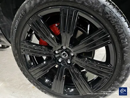 볼보 XC90 휠수리 후 블랙유광 휠도색 / 용인 처인구