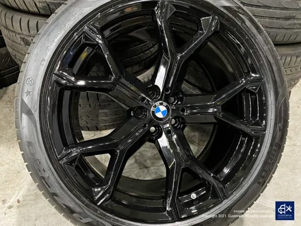 BMW X6 40i 신차 741M 블랙유광 휠도색 + 레드 캘리퍼 도색 / 용인 처인구